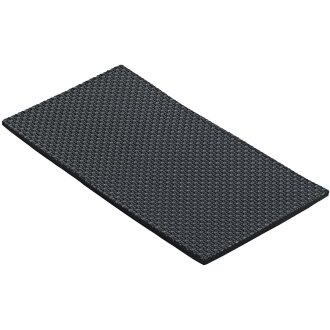 EVA-Zuschnitt eckig, 100 x 200 x 5 mm, Ethylenvinylacetat, schwarz