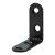HETTICH Stuhlwinkel, 15 x 40 x 40 x 2 mm, Stahl pulverbeschichtet, schwarz