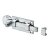 HETTICH Knopf-Schubriegel inkl. Schrauben, 23 x 60mm, verzinkt