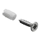 HETTICH Spreizmuffe mit Schraube, 3,5 x 16 mm, 40 Stück
