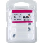 HETTICH Magnetschnäpper 4 kg inkl. Schrauben, weiß, 4 Stück