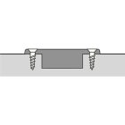 Hettich Topfscharnier SlideOn mittelwand, vernickelt, 35 mm