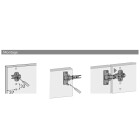 Hettich Topfscharnier SlideOn vorliegend, vernickelt, 35 mm