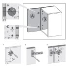 HETTICH Topfscharnier Intermat TH42 vorliegend, vernickelt, 35 mm, ohne Abdeckkappe