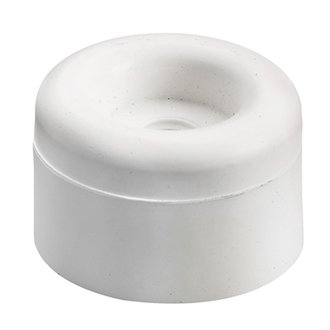 Türstopper, Ø 40 x 25 mm, Kunststoff, weiß