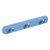 HETTICH Garderobenleiste 3 Haken, 280 x 40 x 30 mm, Kunststoff, hellblau