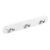 HETTICH Garderobenleiste mit 3 Haken, 280 x 40 x 30 mm, Kunststoff, weiß