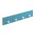 HETTICH Motivgarderobe 4 Haken, blau gepunktet, 500 x 100 x 45mm