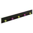 HETTICH Hakenleiste/Motivgarderobe Neonstreifen 5 Haken