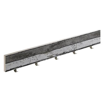 HETTICH Hakenleiste/Motivgarderobe Holzplanken mit 5 Haken, 750 x 100 x 25mm