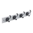 HETTICH Holzgarderobe, 4 Haken, Holz lackiert,...