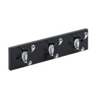 HETTICH Holzgarderobe 3 Haken, 300 x 80 x 75mm, Holz...