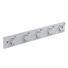 HETTICH Holzgarderobe 5 Haken, 500 x 80 x 75 mm, Holz...