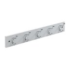 HETTICH Holzgarderobe 5 Haken, 500 x 80 x 75mm, Holz...