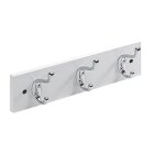 HETTICH Holzgarderobe weiß lackiert mit 3 Haken...