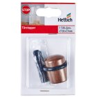 Hettich Türstopper inkl. Befestigungsmaterial, Ø 28/35 x 37mm, bronzefarben