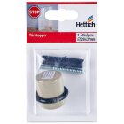 Hettich Türstopper zum Anschrauben, Ø 28/35 x 37 mm, Stahl lackiert, champagnerfarben