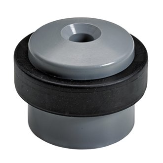 Türstopper D35 x 30 mm, silbergrau/schwarz  2 Stück