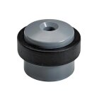 Türstopper, Ø 35 x 30 mm, silbergrau/schwarz,...