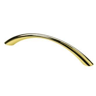 HETTICH Möbelgriff, Zinkdruckguss vermessingt, BA 128mm