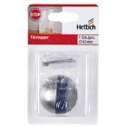 Hettich Türstopper zum Anschrauben, Ø 43 x 21,5 mm, Stahl vernickelt