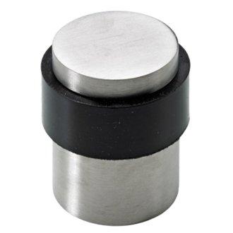 Türstopper zum Anschrauben, Ø 30/34,5 x 41 mm, Stahl, Edelstahl Optik