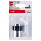 Hettich Türstopper zum Anschrauben, Ø 30/34,5 x 41 mm, Stahl, Edelstahl-Optik