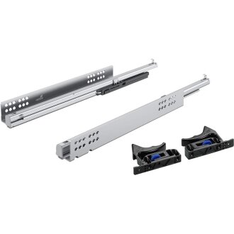 HETTICH Vollauszugsystem Quadro V6/400 Push to open,400 mm, 30 kg,Stahl,verzinkt