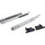 HETTICH Vollauszugsystem Quadro V6/400 Push to open,400 mm, 30 kg,Stahl,verzinkt
