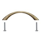 HETTICH Möbelgriff, BA96 mm, Zinkdruckguss, vermessing,t brüniert, 112,5x10x26,5