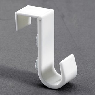 Hettich Türhaken, Kunststoff, weiß 22 x 70 x 50mm