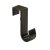 HETTICH Türhaken Kunststoff braun 22 x 70 x 50mm