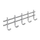 HETTICH Garderobenleiste, 5 Haken, 380 x 85 x 55 mm,...
