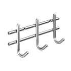 HETTICH Garderobenleiste 3 Haken, 220 x 85 x 55 mm,...