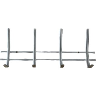 4er Edelstahlgarderobe 355 x 140 x 50mm