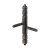 HETTICH Einbohrband mit Zierkopf, 11 x 106mm, brüniert, 2 Stück
