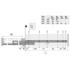 HETTICH Rollschubführung Überauszug 450mm Vollauszug