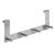 HETTICH Türhängegarderobe, 4 Haken, 400 x 135 x 60mm, Edelstahl matt