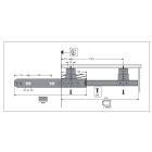 HETTICH Tastatur-Kugelteilauszug 400mm verzinkt
