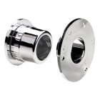 Hettich Schrankrohrlager für runde Schrankrohre, Ø 20 mm, Kunststoff verchromt, 2 Stück