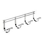 HETTICH 4er Garderobenleiste, verchromt, 490mm