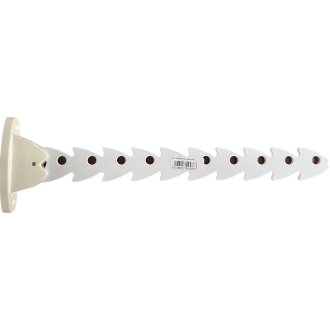 HETTICH Kleiderlüfter Design, 325 mm, Stahl, weiß, B-Ware leicht vergilbt