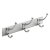 HETTICH Hakenleiste, 3 Haken, 315 x 110 x 80 mm, Aluminium, Zinkdruckguss eloxiert, verchromt