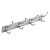 HETTICH 4er Garderobenleiste, 435 x 110 x 80mm, Alu, Zinkdruckguss