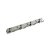 Hettich Hakenleiste, 4 Haken, 380 x 38 x 33 mm, Edelstahl, Zinkdruckguss verchromt
