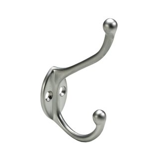 Haken Aluminium-Optik 25 x 90 x 58mm