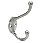 HETTICH Hut- und Mantelhaken, 25 x 90 x 58 mm, Aluminium...