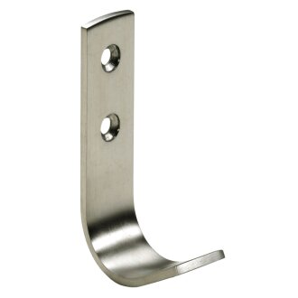 HETTICH Mantelhaken, 20 x 73 x 42 mm, Stahl, Edelstahl-Optik