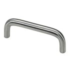 Hettich Möbelgriff, Stahl, Edelstahl-Optik, BA 96 mm