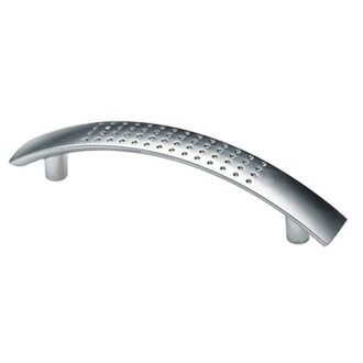 HETTICH Möbelgriff, BA96mm, Zinkdruckguss, Alu-Optik
